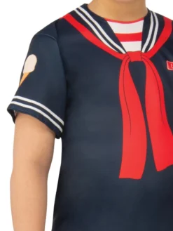 Rubie's Steve 'Scoops Ahoy Uniform' Costume For Kids - Netflix Stranger Things 8 Rubie's Steve 'Scoops Ahoy Uniform' Costume For Kids - Netflix Stranger Things