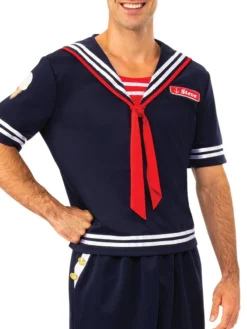 Rubie's Steve 'Scoops Ahoy Uniform Deluxe Costume For Adults - Netflix Stranger Things