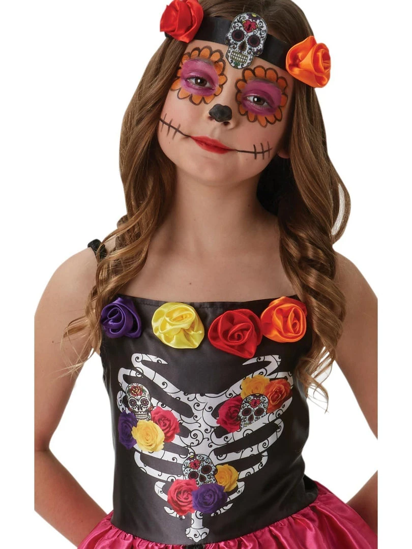 Rubie's Sugar Skull Day Of The Dead Costume For Tweens Kids 5 Rubie's Sugar Skull Day Of The Dead Costume For Tweens Kids