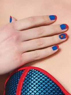 Rubie's Supergirl Nail Decal Kit - Warner Bros DC Super Hero Girls