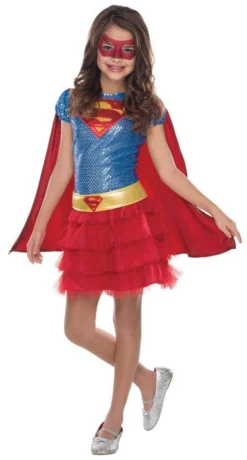 Rubie's Supergirl Premium Sequin Costume For Toddlers - Warner Bros DC Comics Kids