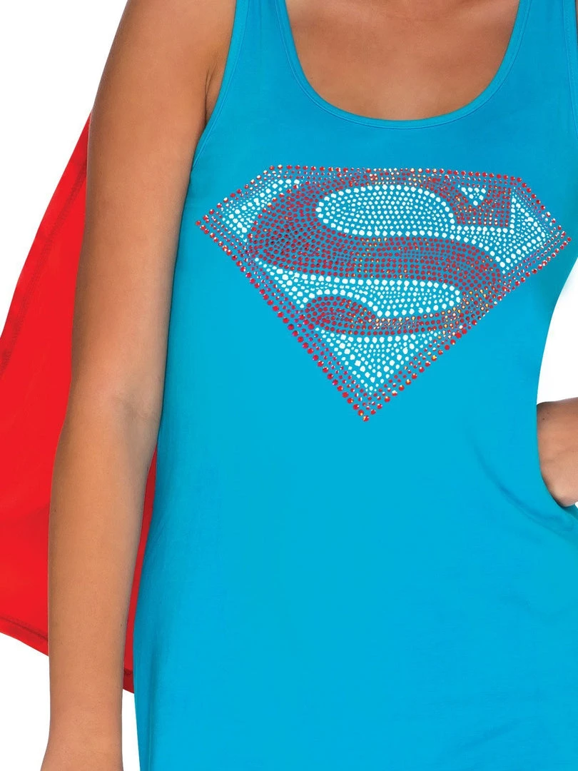 Rubie's Supergirl Tank Dress For Teens - Warner Bros DC Comics 4 Rubie's Supergirl Tank Dress For Teens - Warner Bros DC Comics