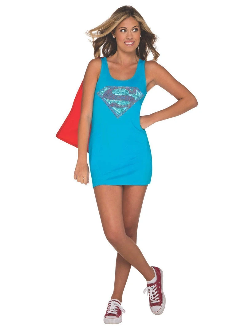 Rubie's Supergirl Tank Dress For Teens - Warner Bros DC Comics 3 Rubie's Supergirl Tank Dress For Teens - Warner Bros DC Comics