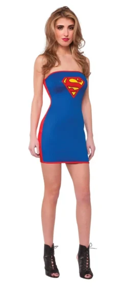 Rubie's Supergirl Tube Dress For Adults - Warner Bros DC Comics