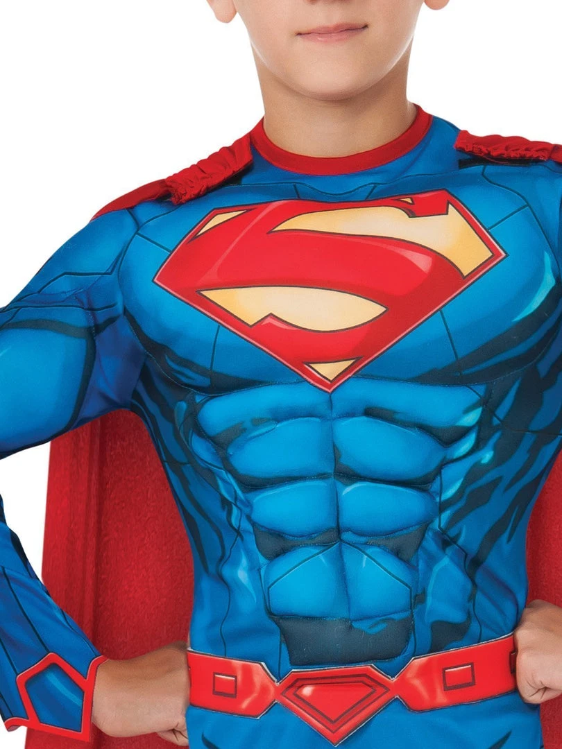 Rubie's Superman Deluxe Costume For Kids - Warner Bros DC Comics 4 Rubie's Superman Deluxe Costume For Kids - Warner Bros DC Comics