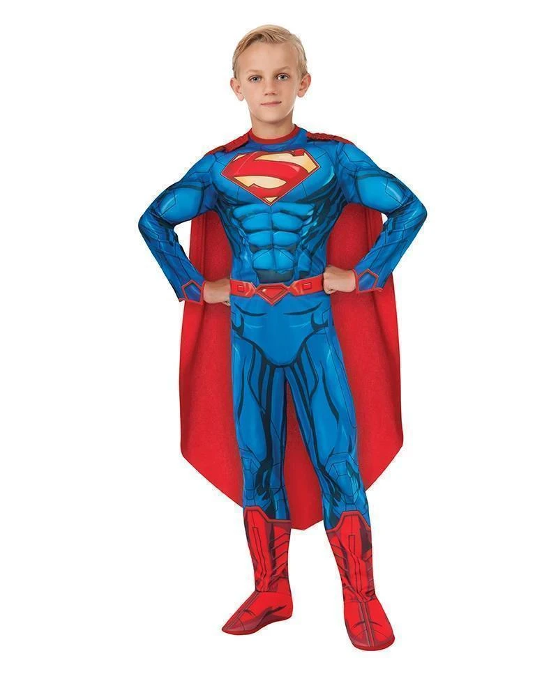 Rubie's Superman Deluxe Costume For Kids - Warner Bros DC Comics 3 Rubie's Superman Deluxe Costume For Kids - Warner Bros DC Comics