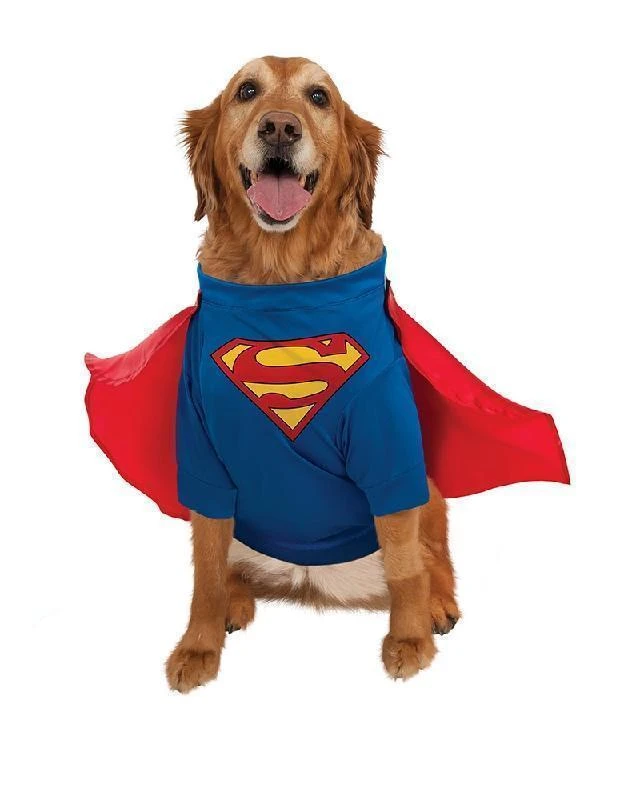 Rubie's Superman Deluxe Pet Costume - Warner Bros DC Comics Pets 3 Rubie's Superman Deluxe Pet Costume - Warner Bros DC Comics Pets