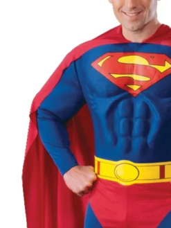 Rubie's Superman Moulded Muscle Chest Costume For Adults - Warner Bros DC Comics