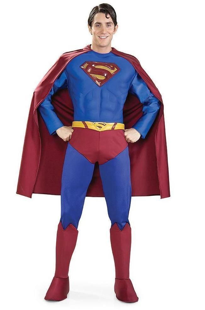 Rubie's Superman Supreme Edition Costume For Adults - Warner Bros Superman Returns 3 Rubie's Superman Supreme Edition Costume For Adults - Warner Bros Superman Returns