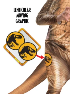 Rubie's T-Rex Deluxe Lenticular Costume For Kids - Universal Jurassic World Dominion