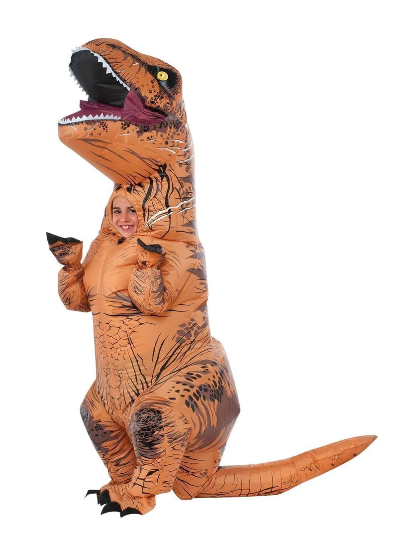 Rubie's T-Rex Inflatable Costume For Kids - Universal Jurassic World 3 Rubie's T-Rex Inflatable Costume For Kids - Universal Jurassic World