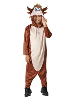 Rubie's Taz Unisex Jumpsuit For Kids - Warner Bros Looney Tunes 8 Rubie's Taz Unisex Jumpsuit For Kids - Warner Bros Looney Tunes