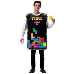 Rasta Imposta Tetris Interactive Tunic Costume For Adults
