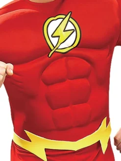 Rubie's The Flash Deluxe Muscle Chest Costume For Adults - Warner Bros DC Comics
