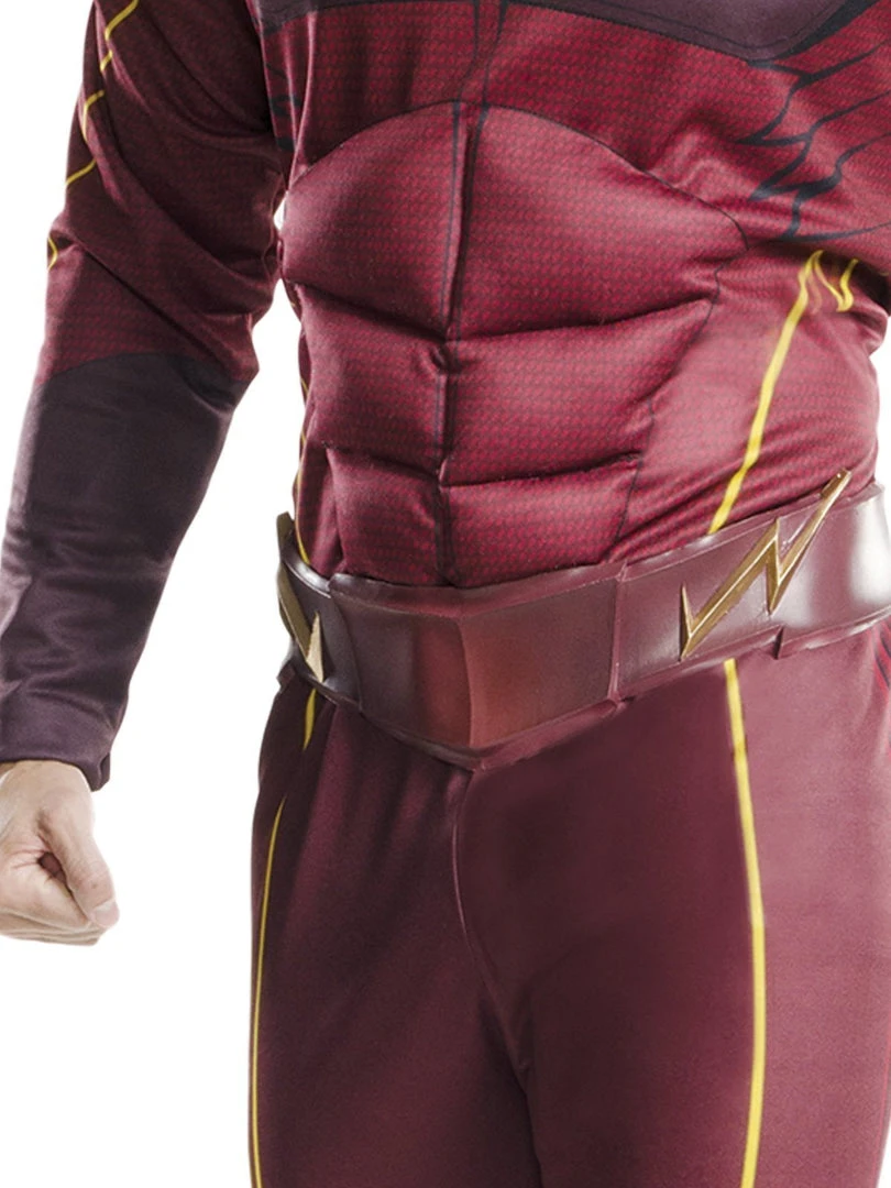 Rubie's The Flash Deluxe Muscle Chest Costume For Adults - Warner Bros Justice League 5 Rubie's The Flash Deluxe Muscle Chest Costume For Adults - Warner Bros Justice League