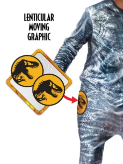 Rubie's Velociraptor 'Blue' Deluxe Lenticular Costume For Kids - Universal Jurassic World Dominion 10 Rubie's Velociraptor 'Blue' Deluxe Lenticular Costume For Kids - Universal Jurassic World Dominion