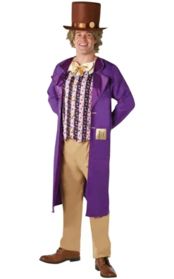 Rubie's Willy Wonka Deluxe Costume For Adults - Warner Bros Charlie And The Chocolate Factory