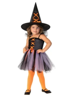 Rubie's Witch Purple & Orange Costume For Toddlers & Kids