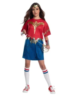 Rubie's Womens Wonder Woman 1984 Oversized Tee Costume For Teens - Warner Bros WW1984 Movie