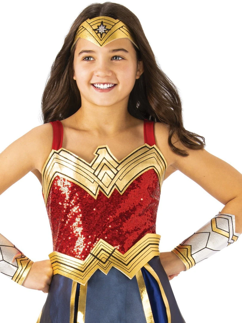 Rubie's Wonder Woman 1984 Premium Costume For Kids - Warner Bros WW1984 Movie 4 Rubie's Wonder Woman 1984 Premium Costume For Kids - Warner Bros WW1984 Movie