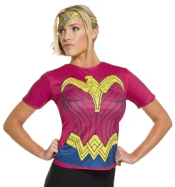 Rubie's Wonder Woman Costume Top For Adults - Warner Bros Dawn Of Justice