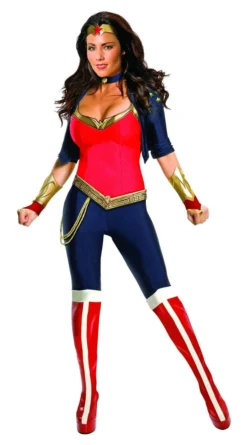 Rubie's Wonder Woman Deluxe Costume For Adults - Warner Bros DC Comics