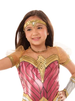 Rubie's Wonder Woman Deluxe Costume For Kids - Warner Bros Dawn Of Justice