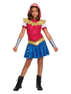 Rubie's Wonder Woman Hoodie Costume For Kids – Warner Bros DC Super Hero Girls