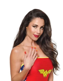 Rubie's Adults Wonder Woman Nail Decal Kit - Warner Bros DC Comics