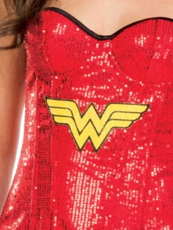 Rubie's Wonder Woman Sequin Corset For Adults - Warner Bros DC Comics