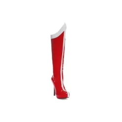 Ellie Shoes Inc Wonderwoman Red And White Superhero Boots For Adults