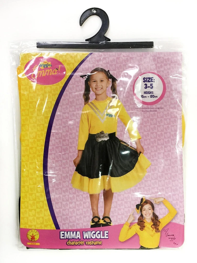 Rubie's Yellow Emma Wiggle Deluxe Costume For Kids - The Wiggles 4 Rubie's Yellow Emma Wiggle Deluxe Costume For Kids - The Wiggles