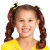 Rubie's Kids Yellow Emma Wiggle Pigtails With Bows - The Wiggles 2 Rubie's Kids Yellow Emma Wiggle Pigtails With Bows - The Wiggles