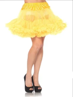 Leg Avenue Yellow Tulle Petticoat For Adults